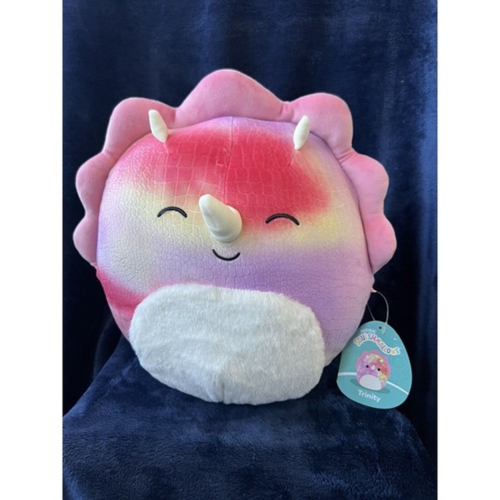 Squishmallows Trinity the Triceratops‎ Dinosaur 11" W Tags